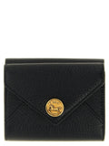 Porte-cartes Chloé en cuir de chèvre noir