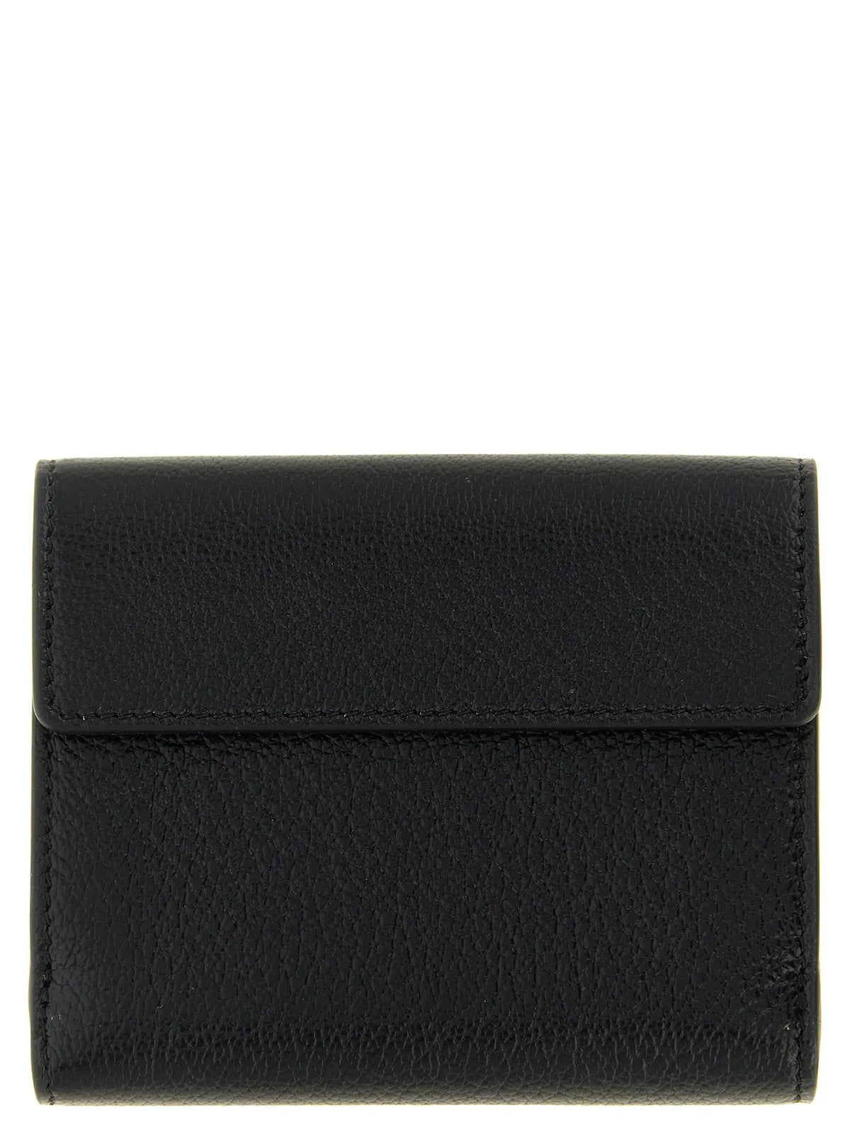 Porte-cartes Chloé en cuir de chèvre noir
