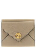 Porte-cartes Chloé en cuir de chèvre beige