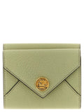 Porte-cartes Chloé bicolore en cuir de chèvre