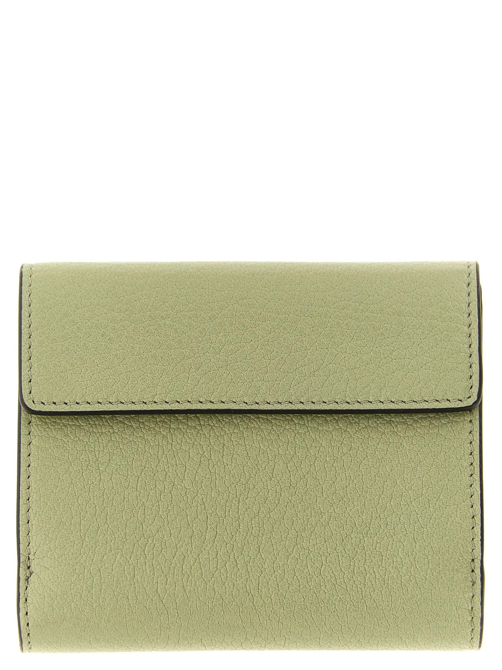 Porte-cartes Chloé bicolore en cuir de chèvre