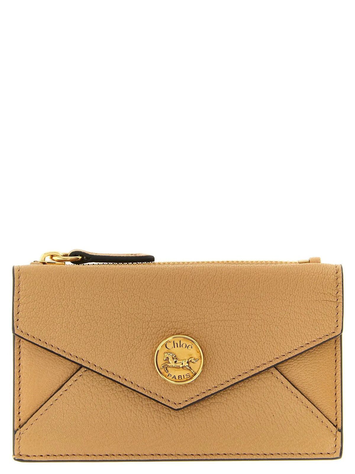 Porte-cartes Chloé en cuir de chèvre multicolore
