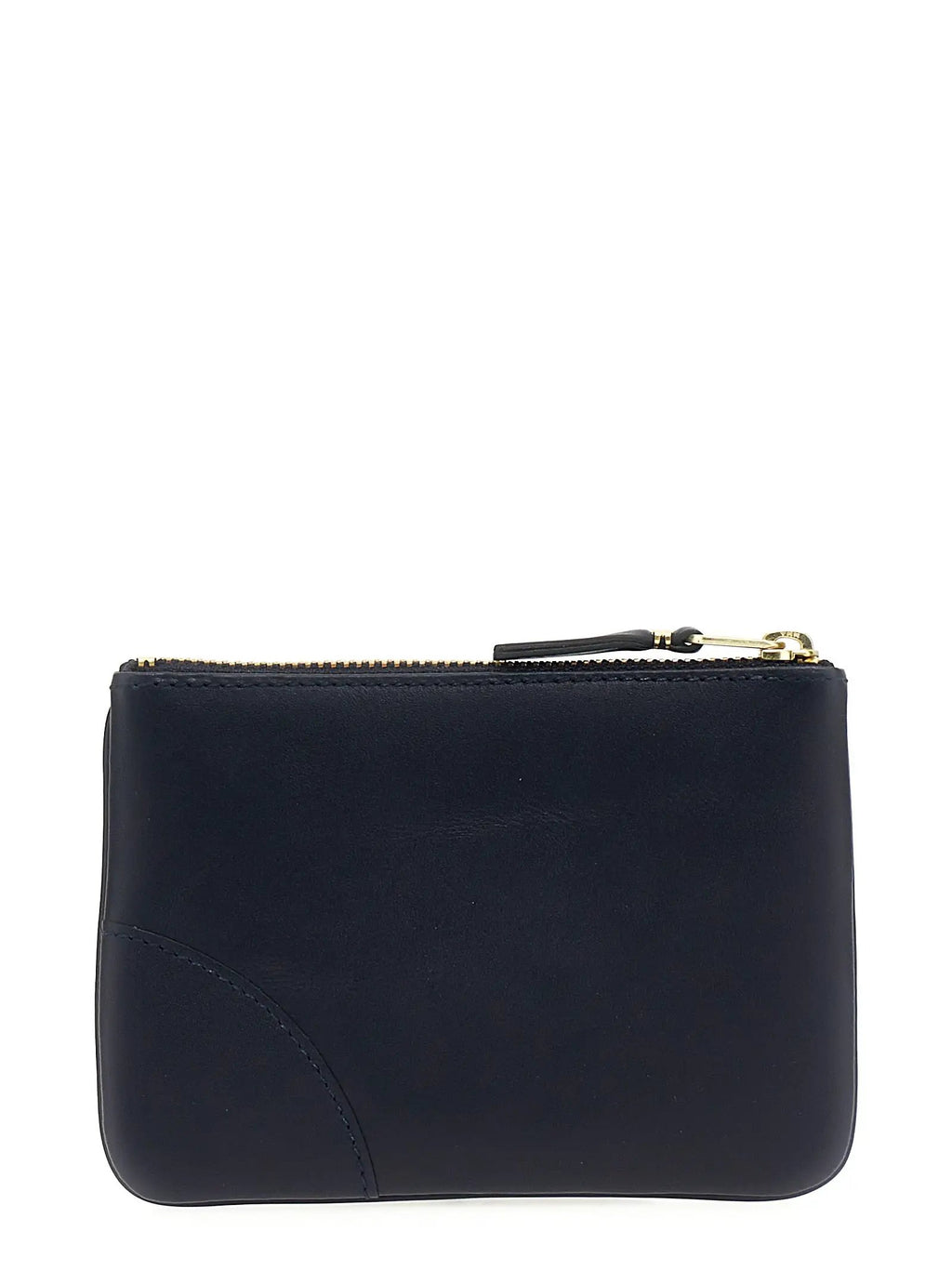 Comme Des Garçons Blue Calfskin Cardholder