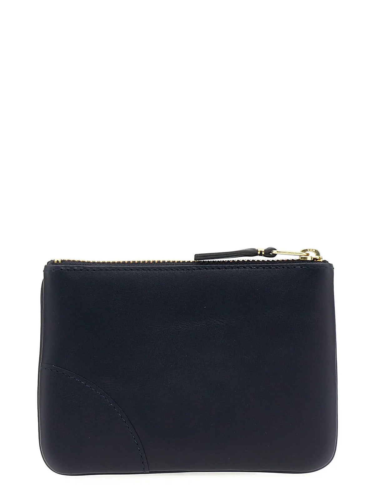 Comme Des Garçons Blue Calfskin Cardholder