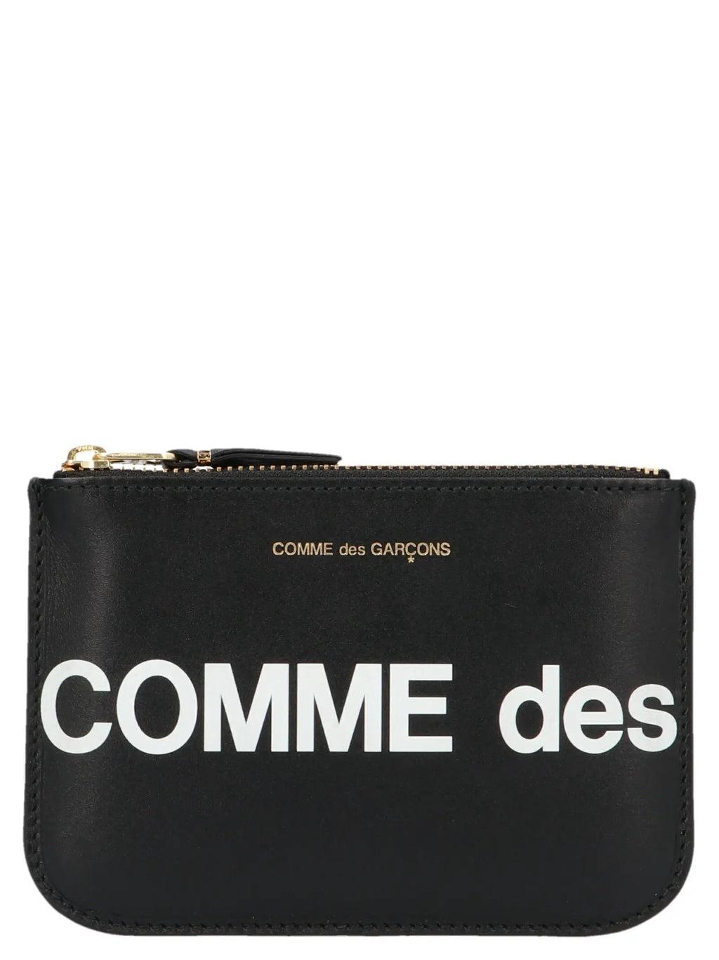 Porte-cartes en cuir de veau bicolore Comme des Garçons