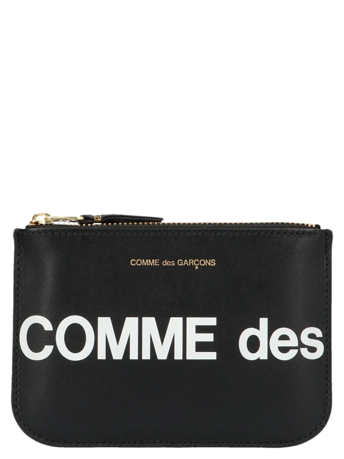 Porte-cartes en cuir de veau bicolore Comme des Garçons
