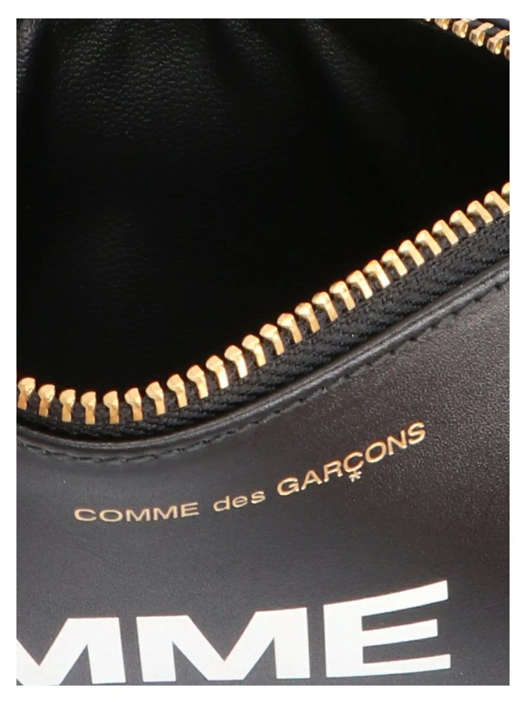 Porte-cartes en cuir de veau bicolore Comme des Garçons