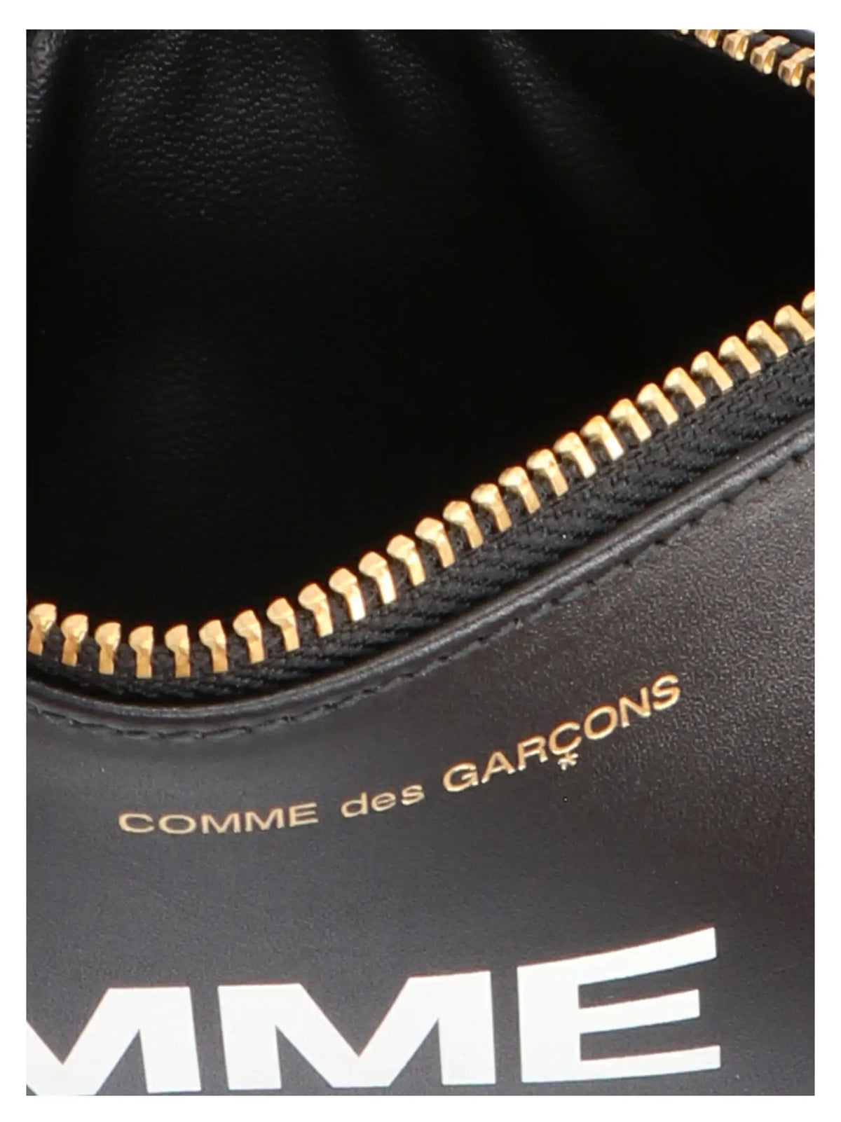 Porte-cartes en cuir de veau bicolore Comme des Garçons