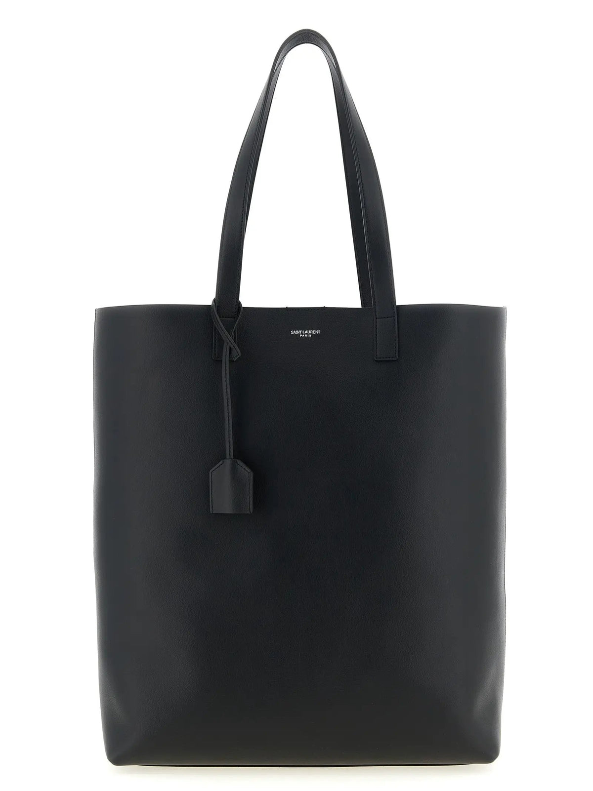 Saint Laurent Black Calfskin Tote Bag