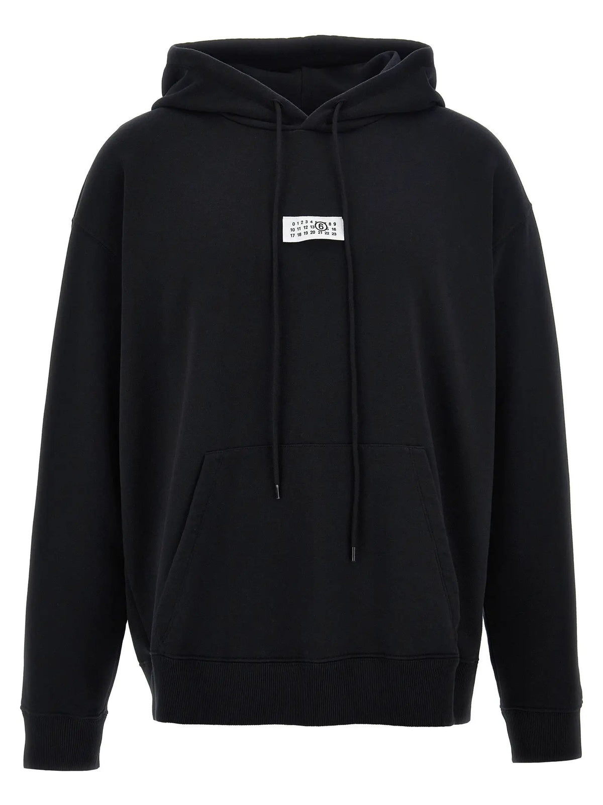 MM6 Maison Margiela Sweatshirt en Coton Noir
