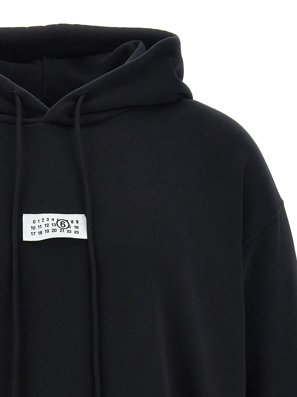 MM6 Maison Margiela Sweatshirt en Coton Noir