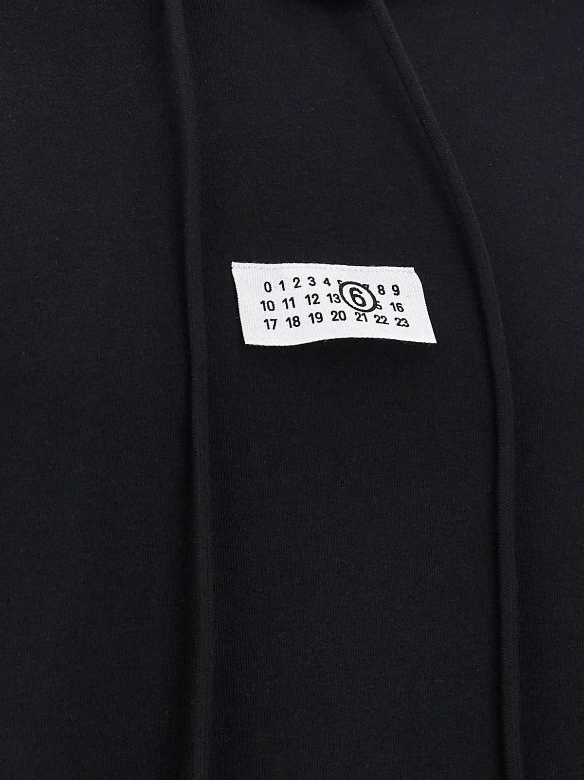 MM6 Maison Margiela Sweatshirt en Coton Noir