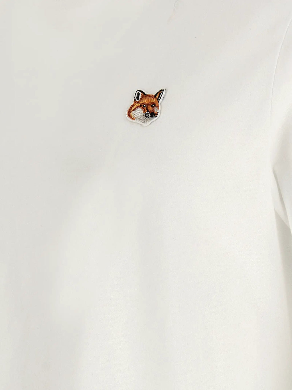 Maison Kitsuné White Cotton T-Shirt