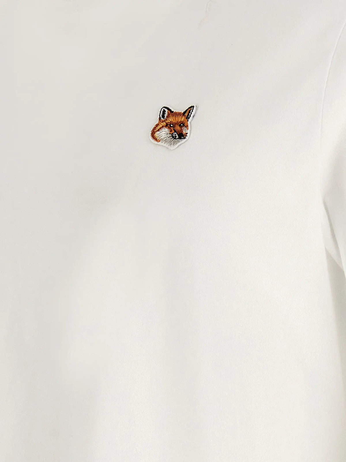 Maison Kitsuné White Cotton T-Shirt