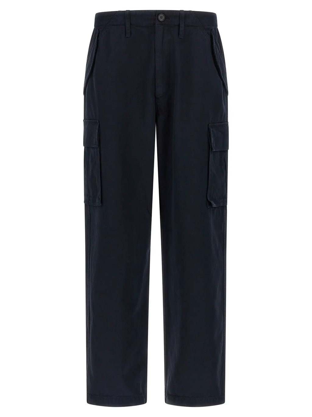 Pantalon cargo Burberry en coton bleu