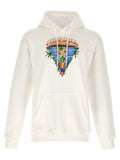 Casablanca White Organic Cotton Sweatshirt