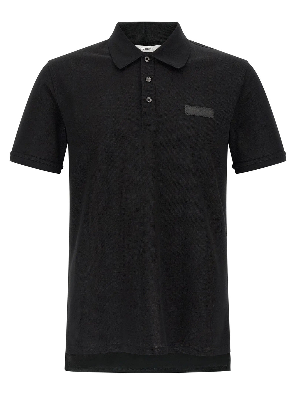 Polo en coton noir Givenchy