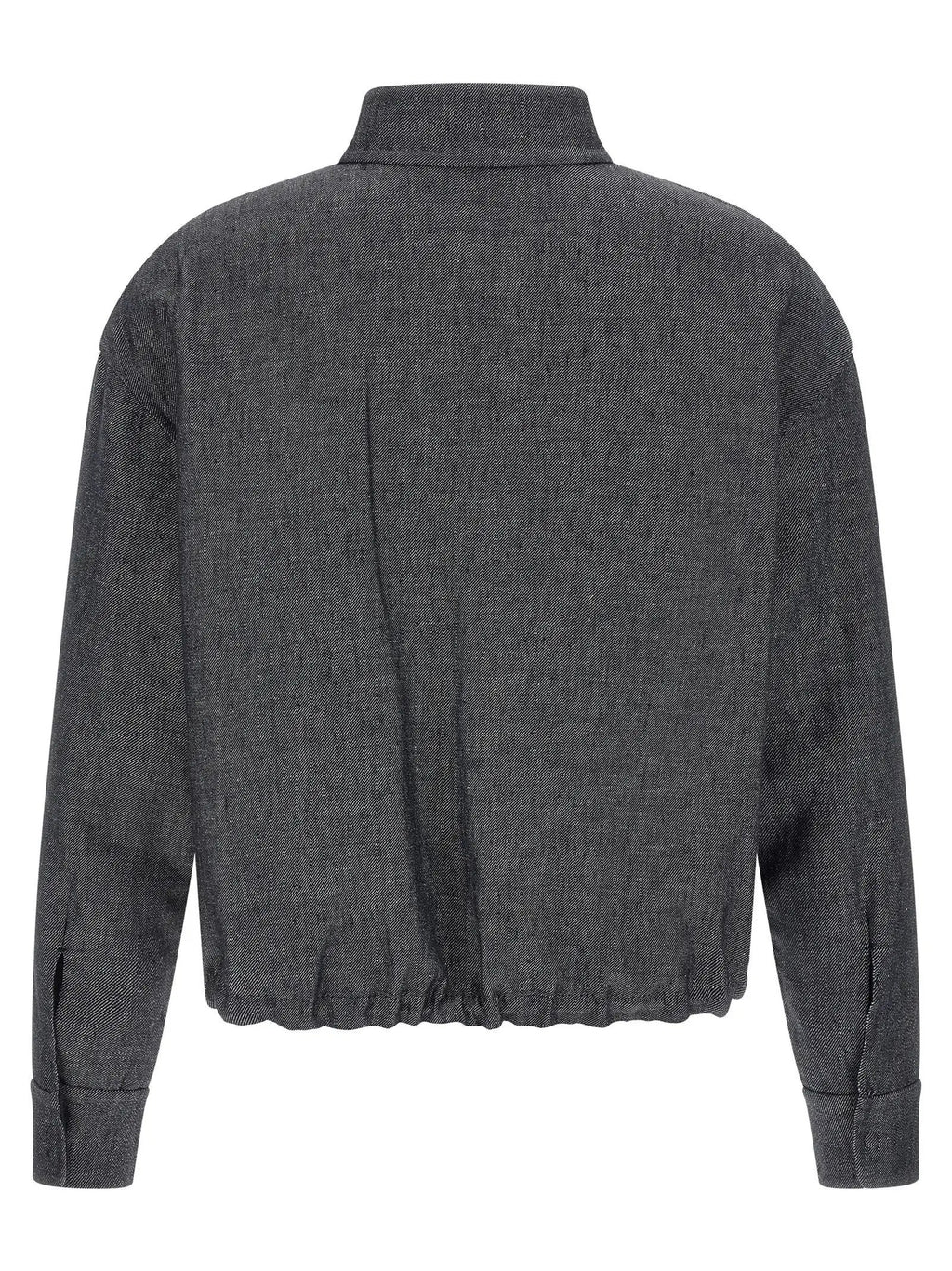 Fendi Blue Linen Denim Jacket