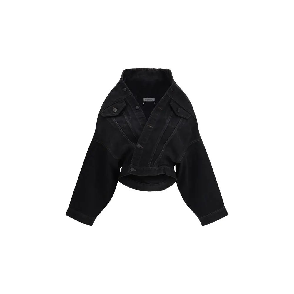 Balenciaga Balenciaga Black Cotton Denim Jacket