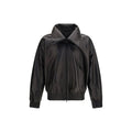 Balenciaga Black Lamb Ovis Aries Leather Jacket