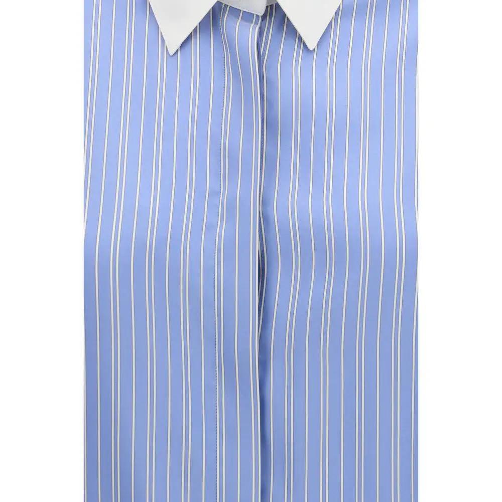 Tom Ford Blue Silk Dress Shirt
