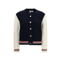 Cardigan en cachemire bleu Thom Browne