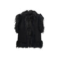 Fendi Black Wool Oves Aries Sleeveless Jacket