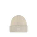 Bonnet Moncler en laine beige modèle Aries