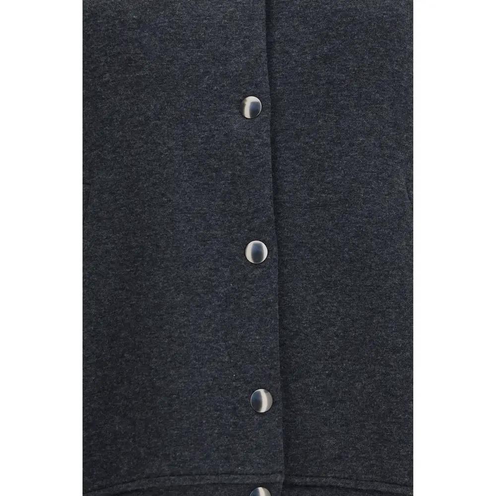 Brunello Cucinelli Gray Cotton Bomber