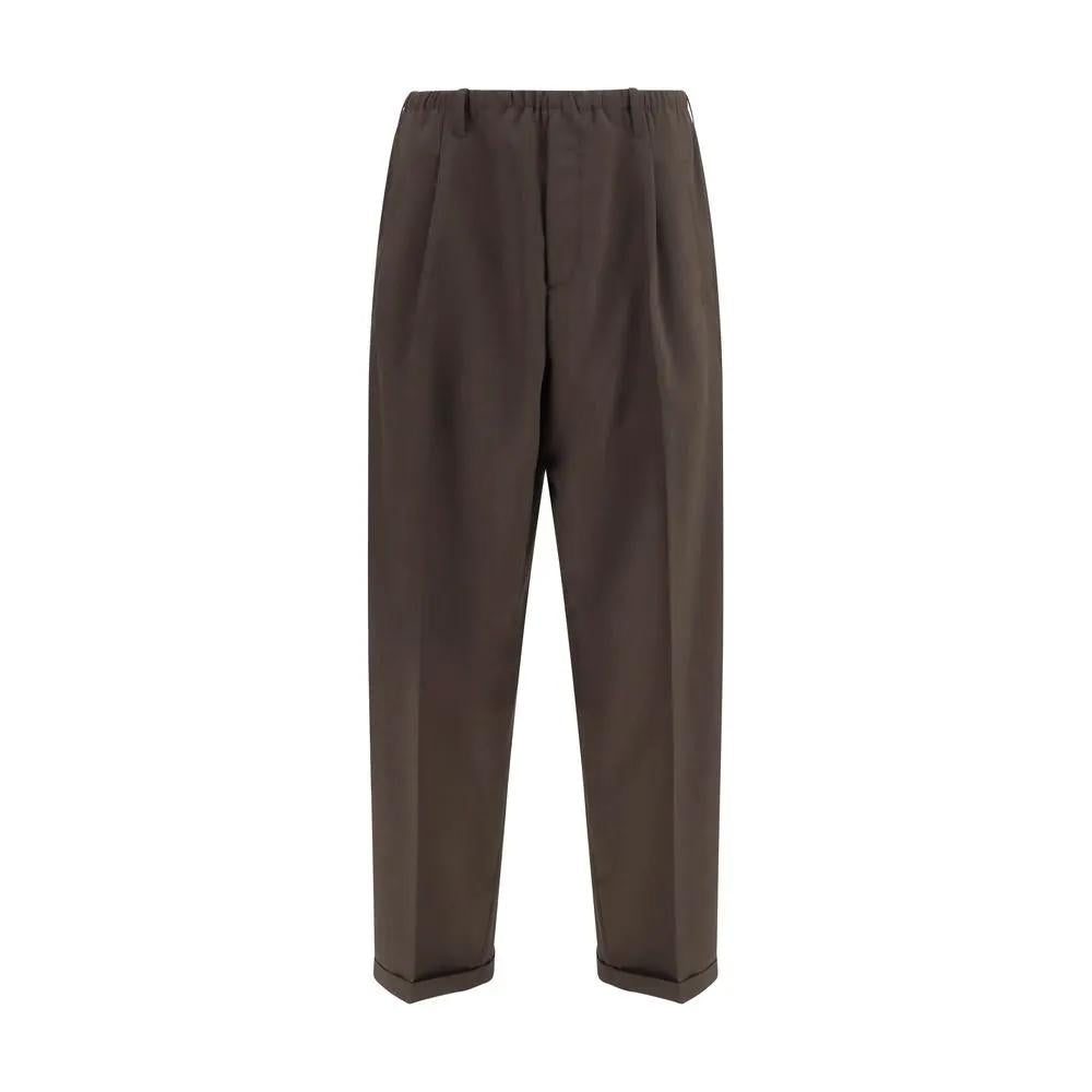 Pantalon décontracté Magliano en polyester marron
