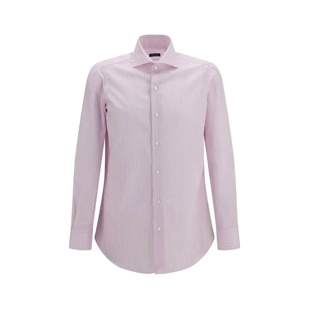 Finamore Multicolor Cotton Dress Shirt