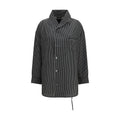 Chemise noire en viscose R13