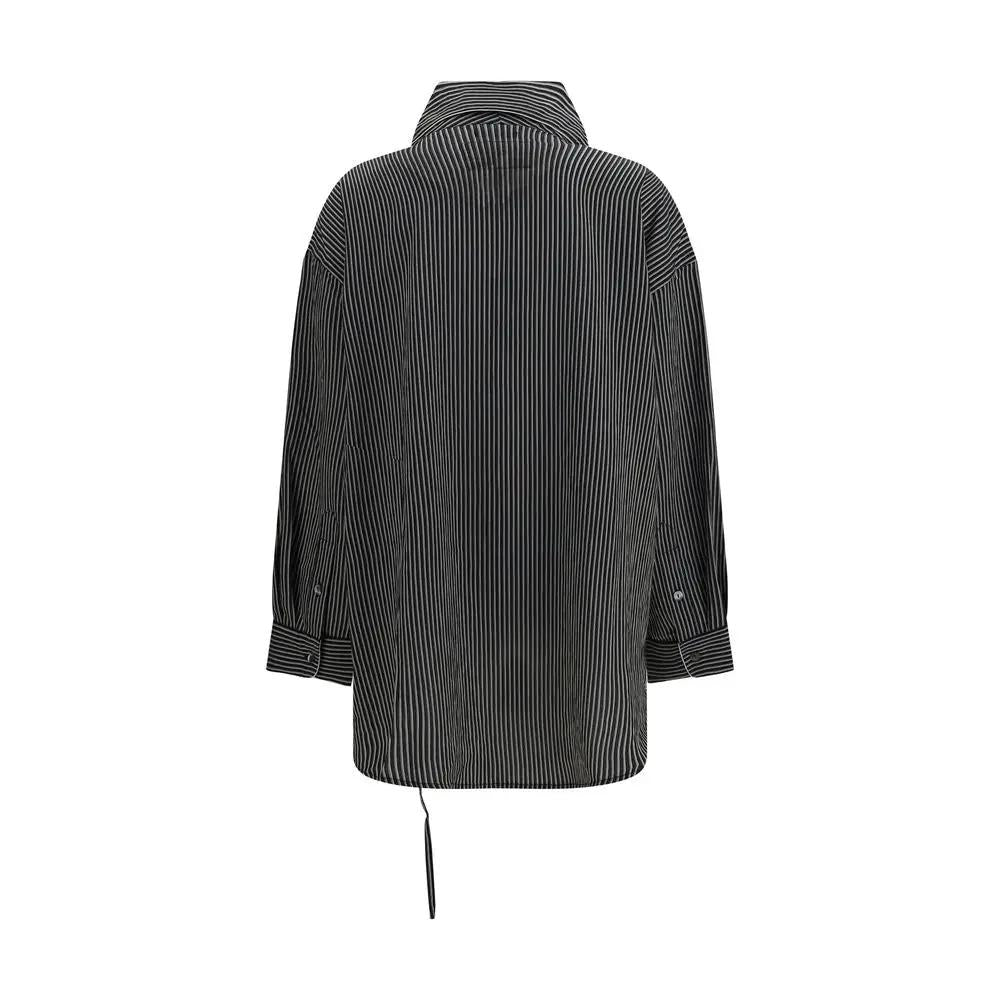 Chemise noire en viscose R13