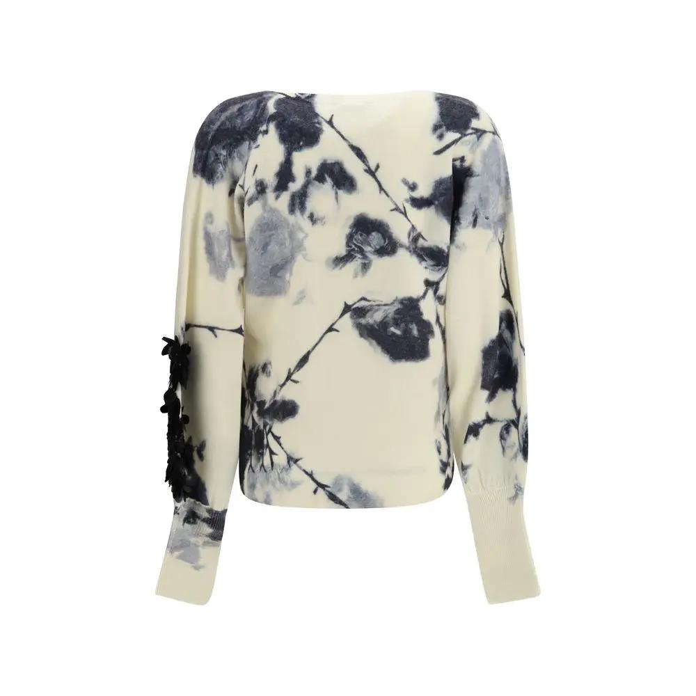 Pull en cachemire beige Blumarine