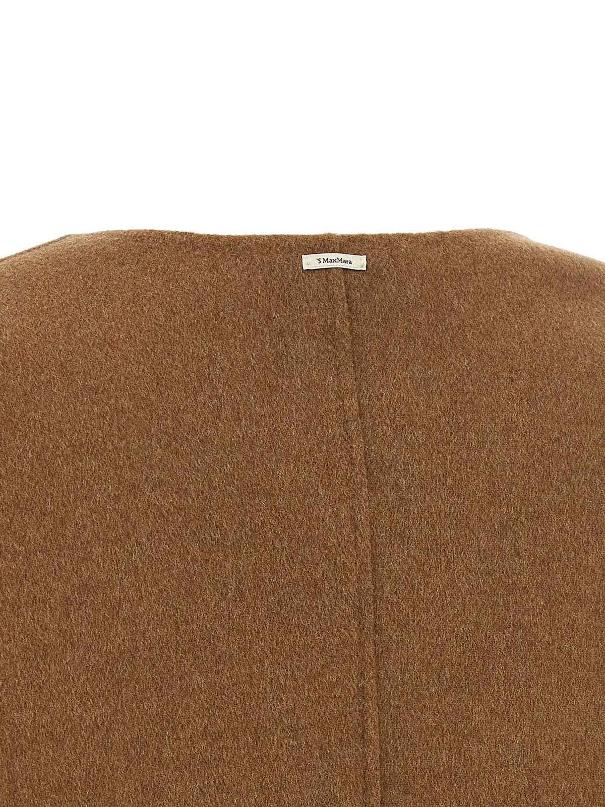 'S Max Mara Brown Wool Full-Length Jacket