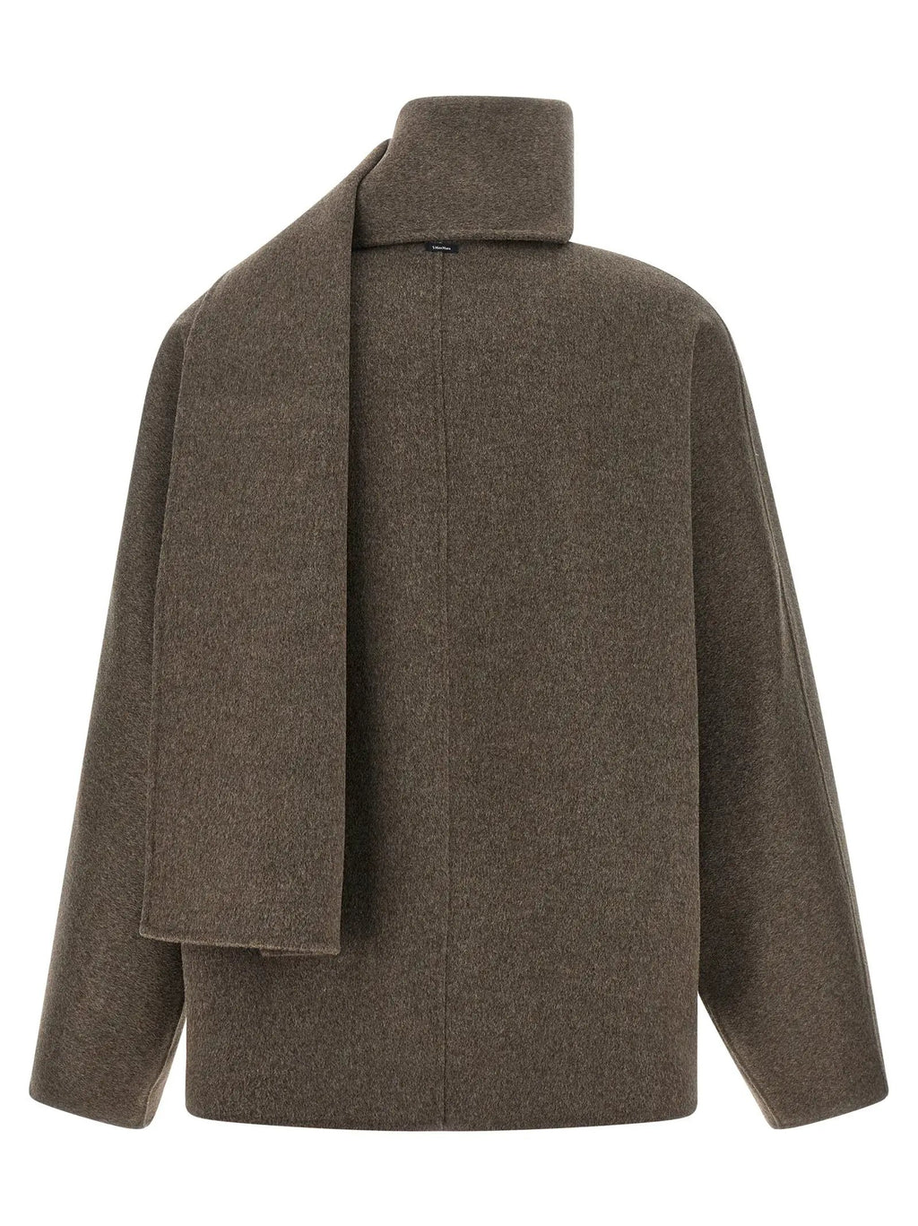 Manteau long en laine marron 'S Max Mara