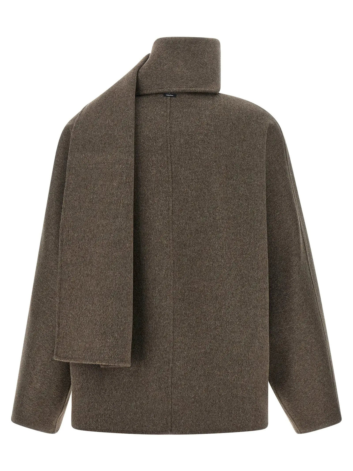 Manteau long en laine marron 'S Max Mara