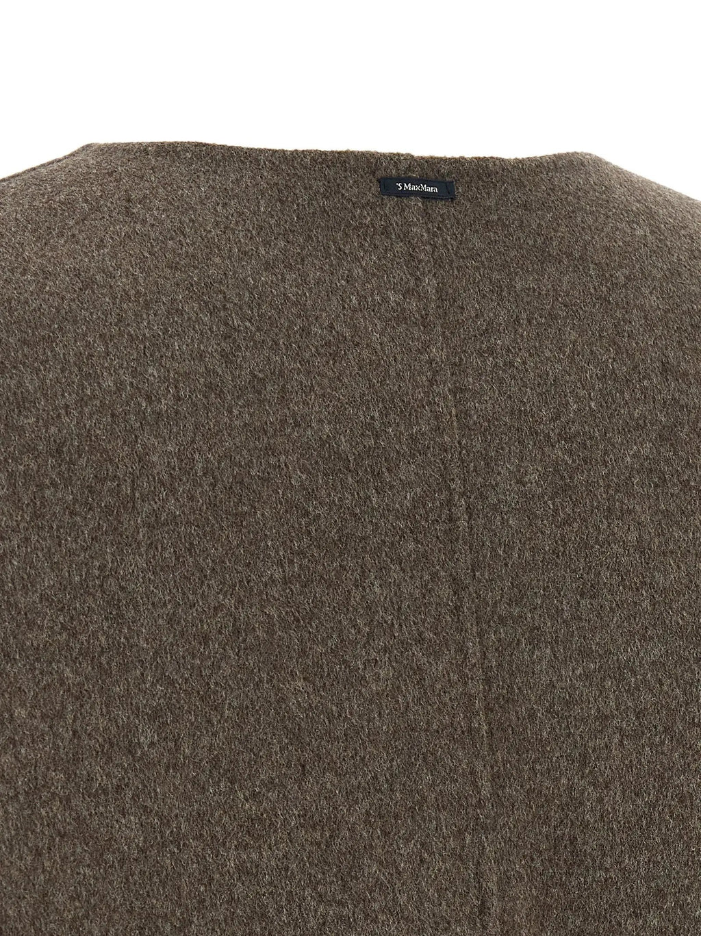 Manteau long en laine marron 'S Max Mara