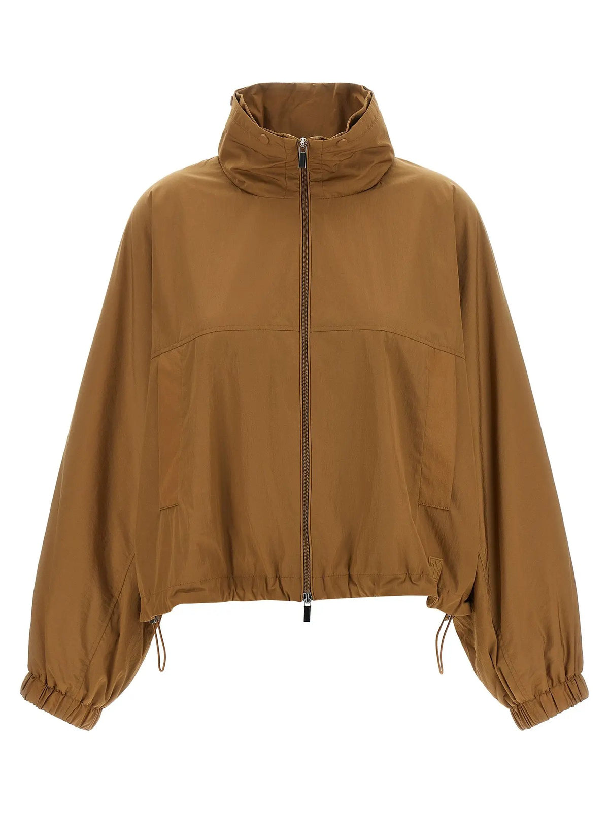 Max Mara Brown Polyamide Full-Length Jacket