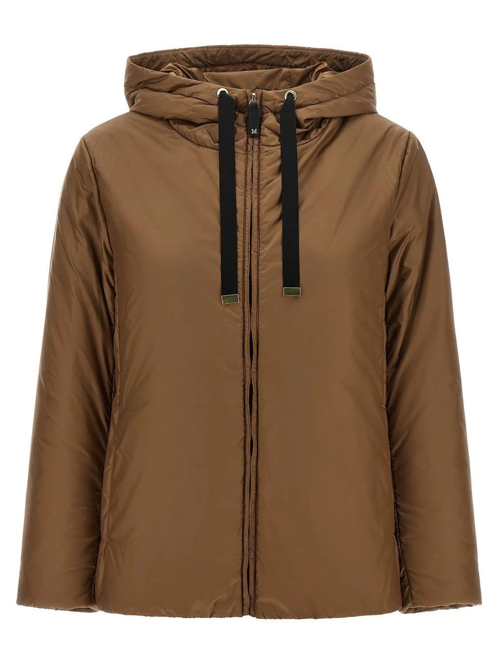 Veste longue marron en polyester Max Mara