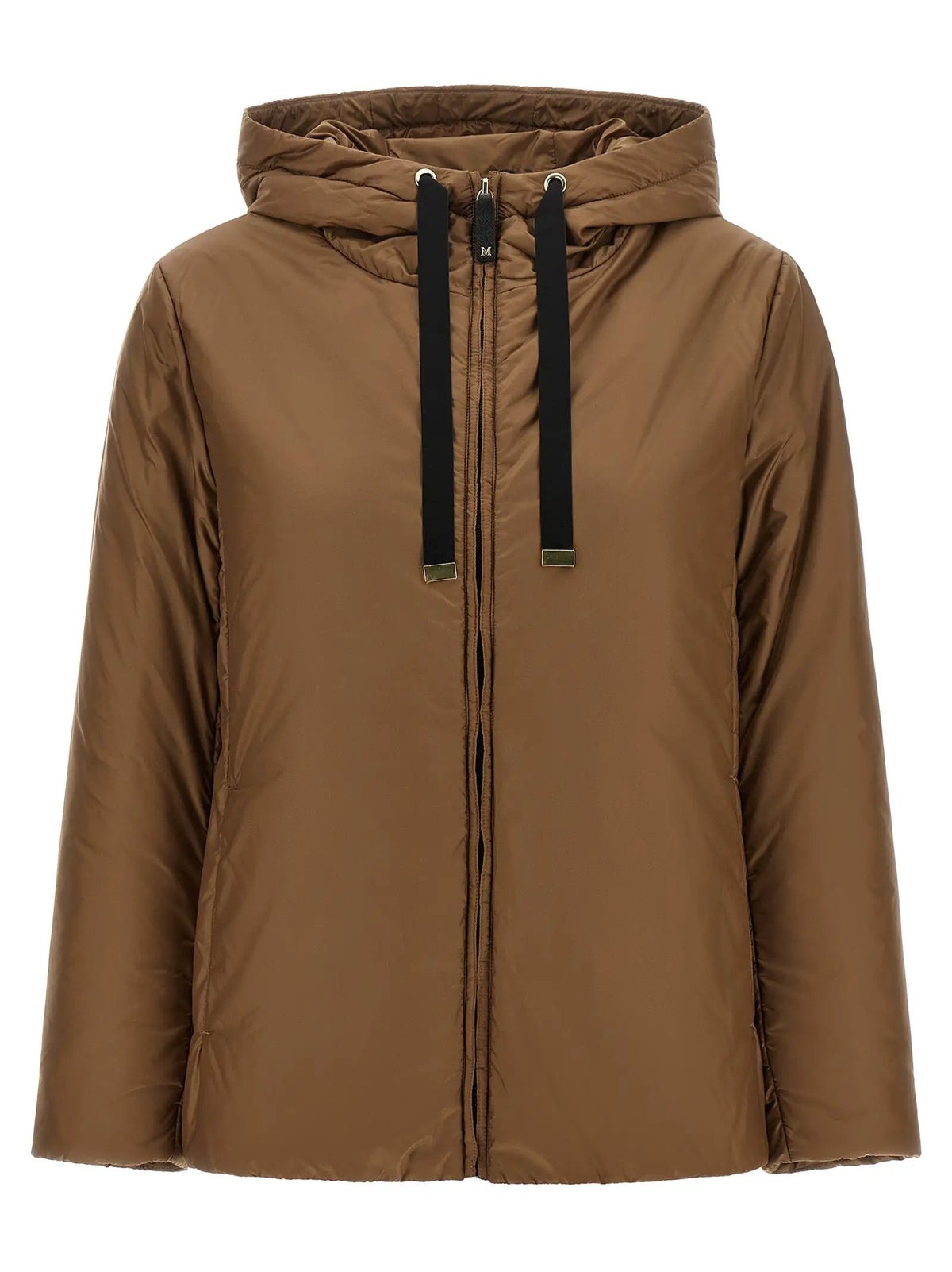 Veste longue marron en polyester Max Mara