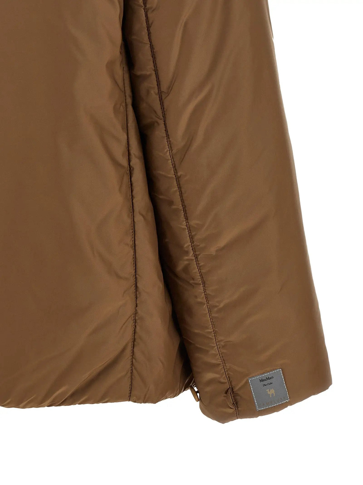 Veste longue marron en polyester Max Mara