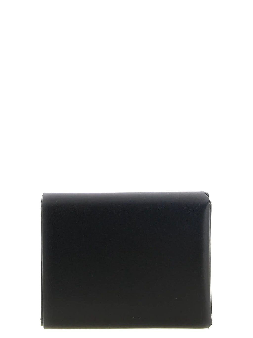 Portefeuille Jil Sander en cuir de veau noir