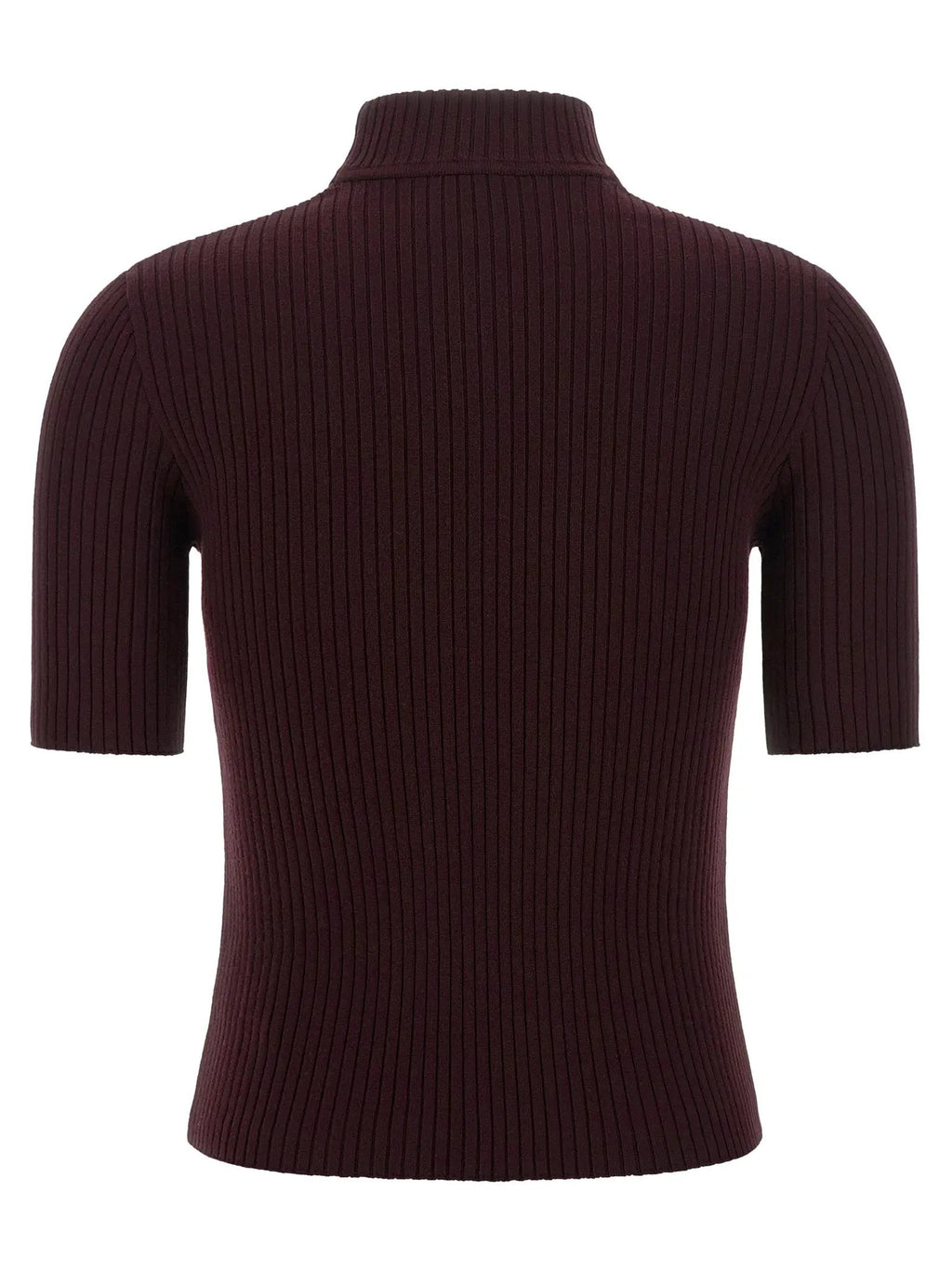 Courrèges Bordeaux Viscose Sweatshirt