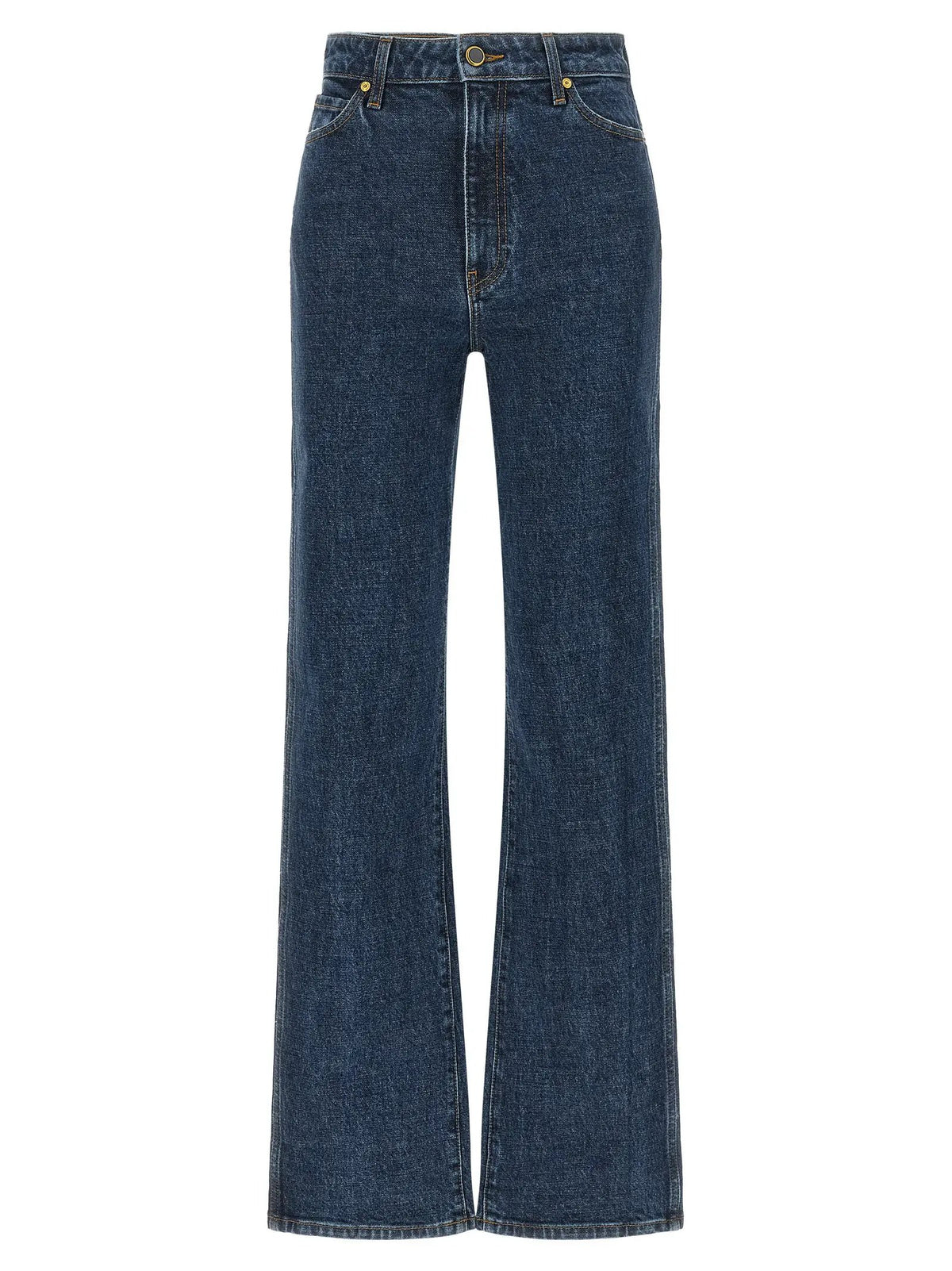 Jean droit en coton bleu Khaite