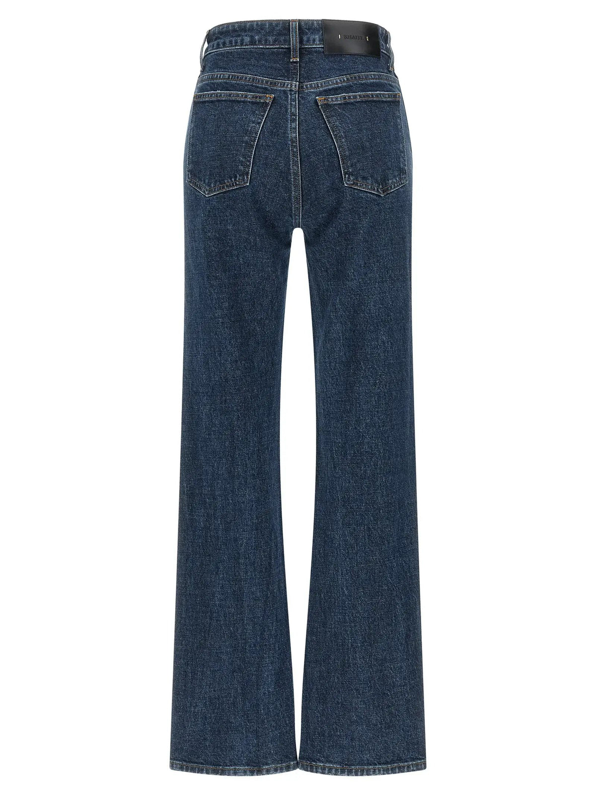 Jean droit en coton bleu Khaite