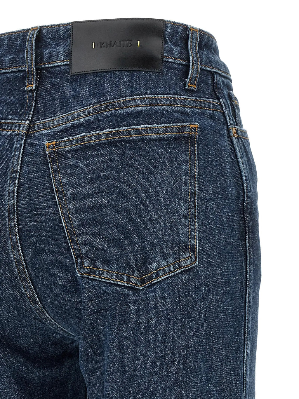 Jean droit en coton bleu Khaite