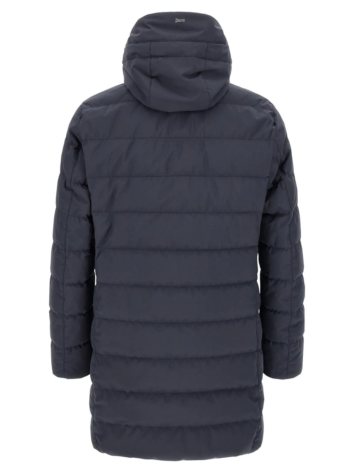 Herno Blue Polyester Full-Length Jacket
