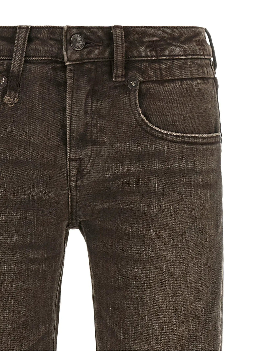 Jeans évasés en coton marron R13