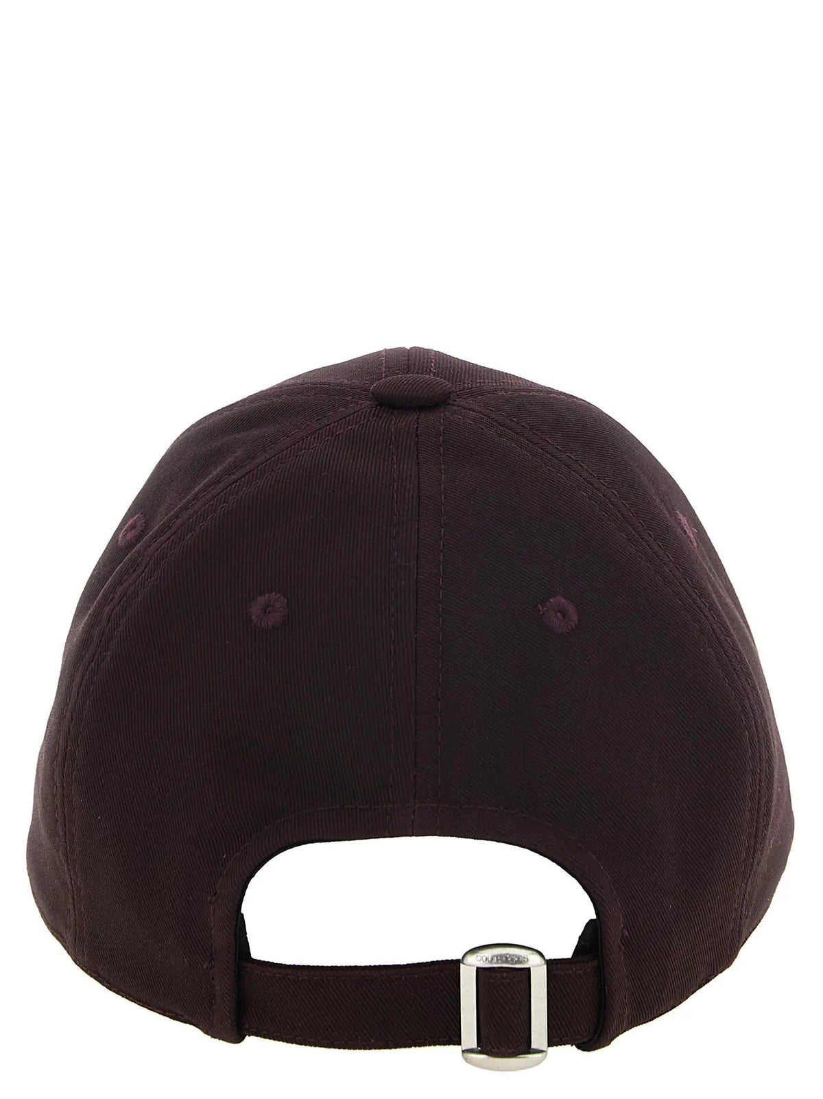 Courrèges Bordeaux Cotton Cap (Baseball Hat)